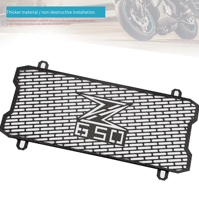 

For KAWASAKI Z650 2017-2019 Motorcycle Radiator Guard Grille High Quality Honeycomb Hole Type Water Tank Net Cover