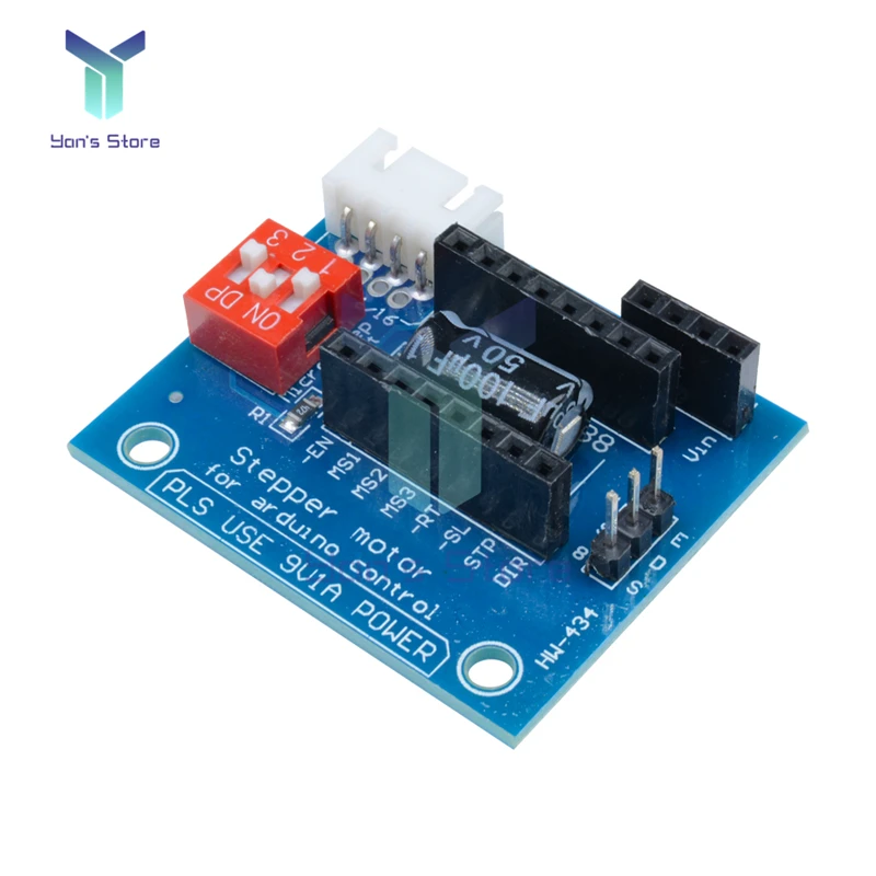 DRV8825 A4988 42 Stepper Motor Driver Controller Expansion Shield Module Expanding Board For Arduino DC Motor Drivers 3D Printer