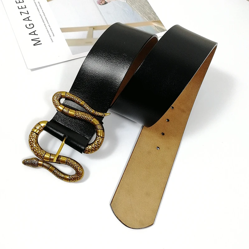 Luxury Belts For Women High Quality Genuine Leather Female Waist Wide Corset Belt Plus Size Big Waistband For Coat Dress