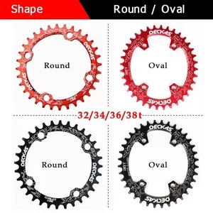 Deckas-104BCD Oval Chaning Largo, Mountainbike, MTB, 32T, 34T, 36T, 38T, Crunket Crown, einzige Zahnpartner, 104 v. Chr. 10 Main MTB Crown Sales - №5