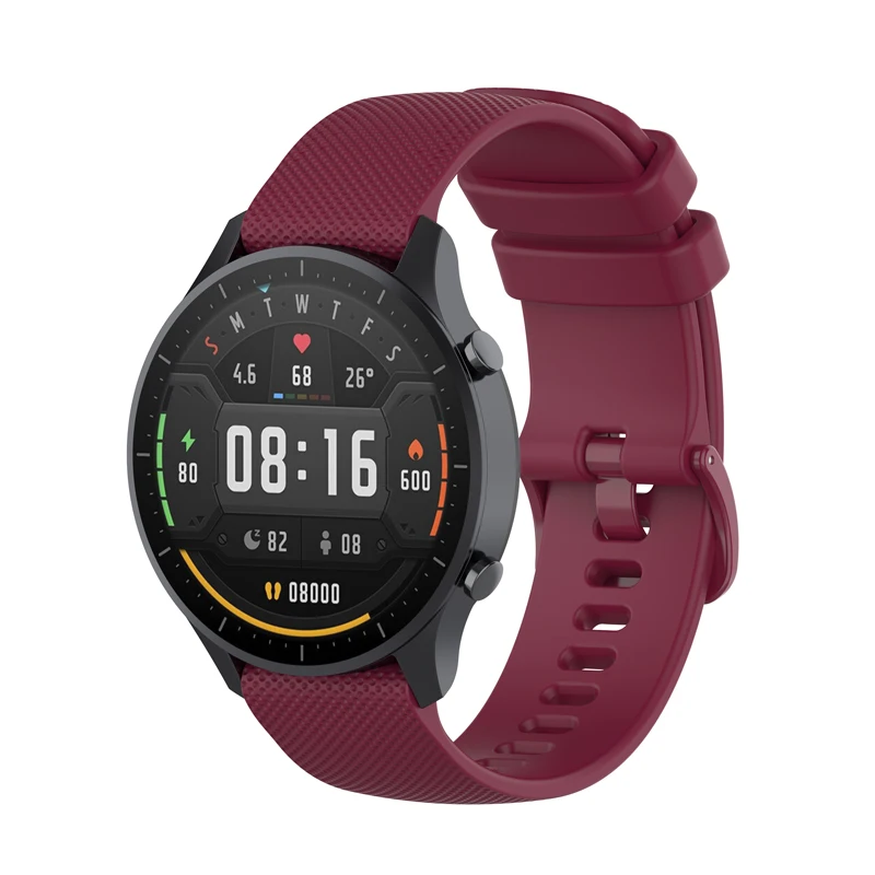 Correa de silicona para reloj Xiaomi Mi, pulsera deportiva de Color, accesorios de repuesto, 22mm