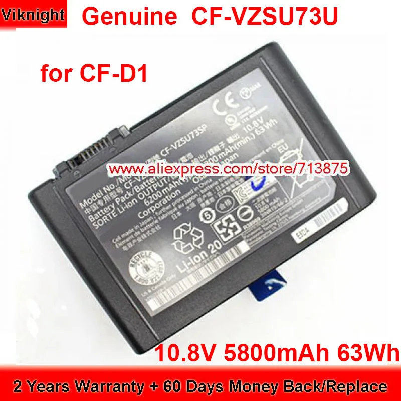Bateria Genuína para Panasonic Toughbook Cf-vzsu73r Cf-d1 Mk1 Mk2 Cf-d1gvdbyca Cf-d1gw950ez Cf-vzsu73sp 10.8v 63wh