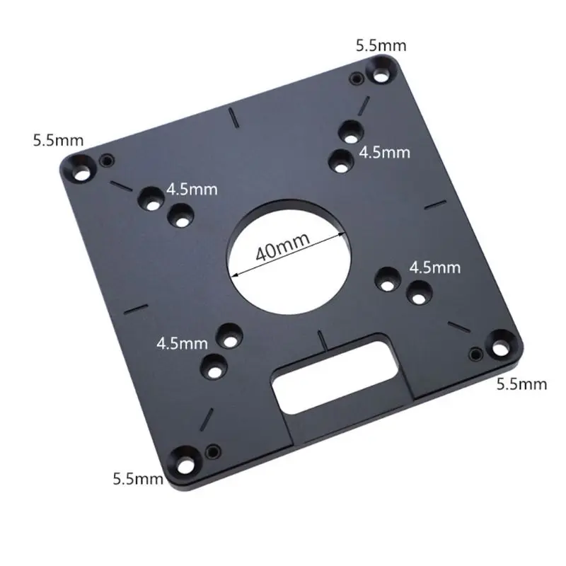 Universal RT0700C Aluminum Router Table Insert Plate Trimming Machine Board for Woodworking 4XFD