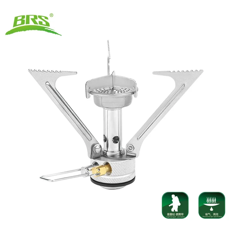 

BRS-1 Portable Mini Camping Stoves, Ultralight Gas Burners, Foldable Camping Stoves, Hiking Picnic, 1.94 kW, 87g