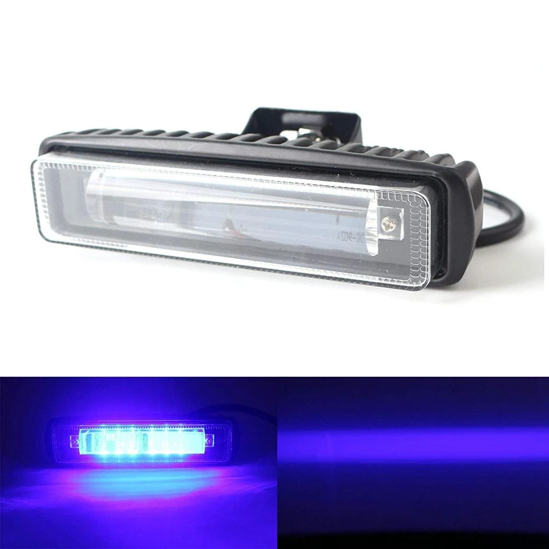 New4 Inch 30W LED Forklift Truck Car Warning Lamp Safety Working Light Bar Warehouse Danger Area Light,10-80V Waterproof (1Pcs)