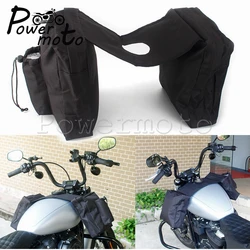 Durable Waterproof Gas Tank Saddlebags Motorcycle Side Storage Bag For ATV Snowmobile Mountain Bike Off-Road Fuel Tank Universal