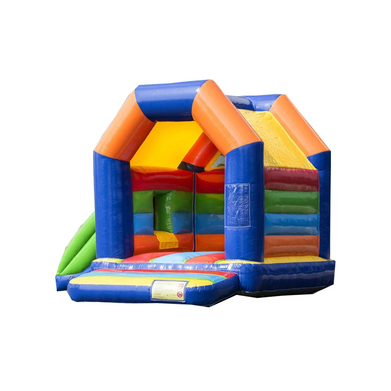 Happy Hop Bounce House Inflatable Bounce Castle With Slide Combo For Kids Outdoor Play Factory Made High Quality