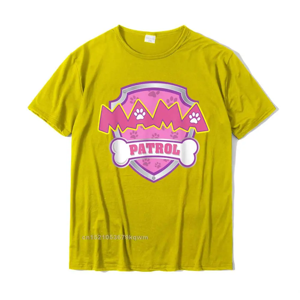 Śmieszne Mama Patrol - Dog Mom tata dla mężczyzn kobiet T-Shirt modne niestandardowe Top koszulki bawełniana koszulka dla mężczyzn Street