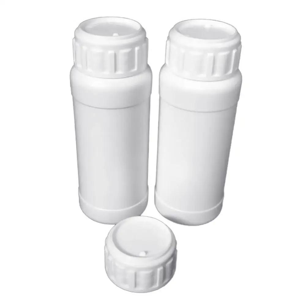 100ml Plastic Chemical Storage Bottle Cylinder Shape Laboratory Empty Liquid Container Refillable Bottles