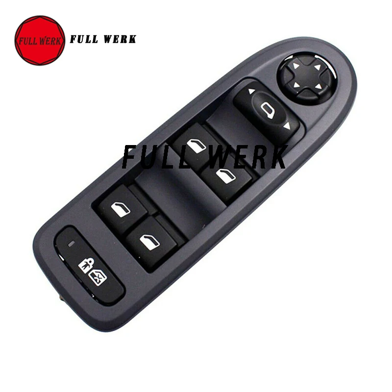 

96644915XT Front Left Master Window Switch for Peugeot 308 508 C5 Power Window Switch Lifter 98053439 96644915