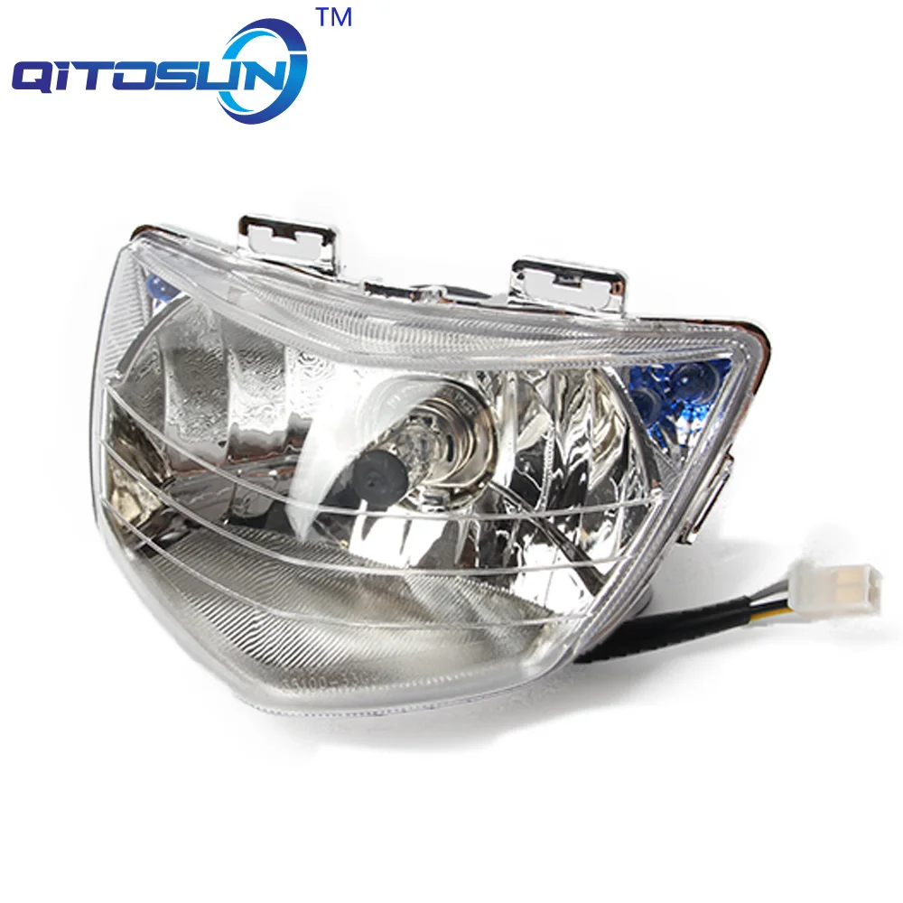 Motorcycle headlamp scooter H4 modified headlight with halogen LED bulb for ADDRESS V125G CF46A LIGHT V125 LIGHT