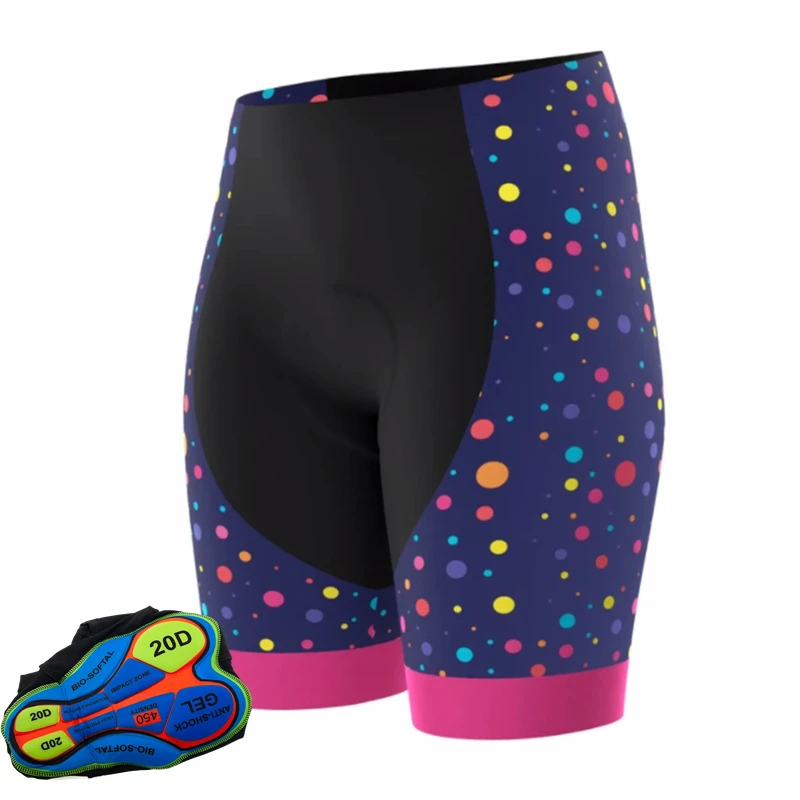 20D Gel Pad Bike Bib Tights Mtb Ropa Ciclismo Cycling pants 2021 Women Cycling Bib Shorts Summer  A variety of styles