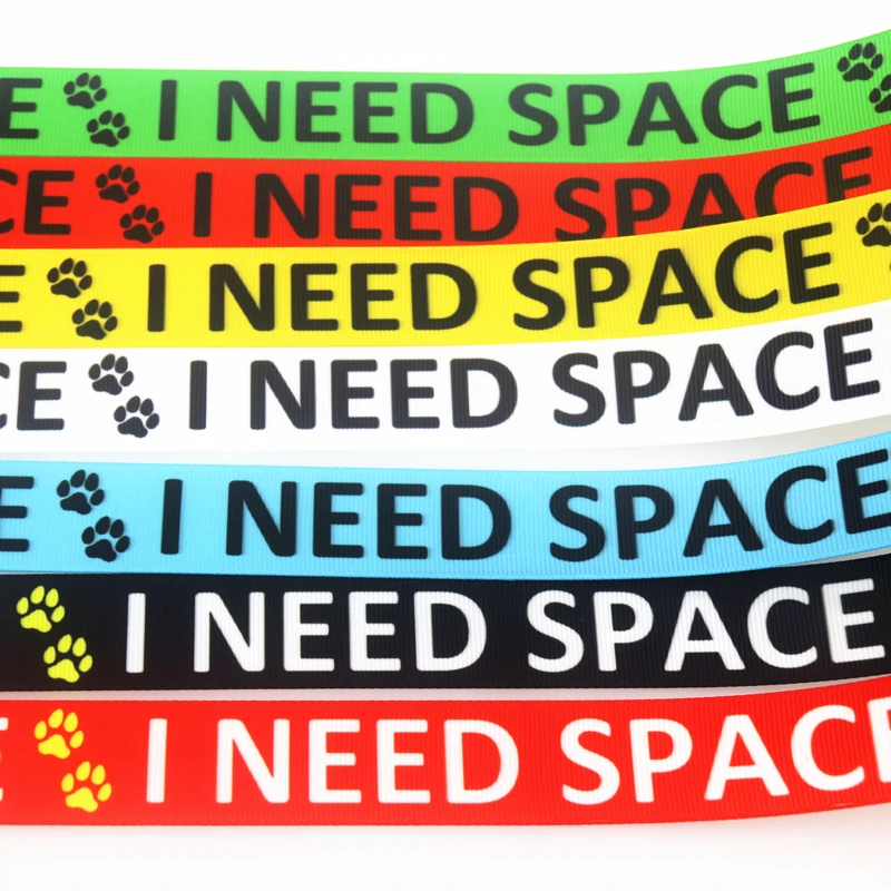 DHK 7/8 \'\'5yards ho bisogno di Space Dog Paw stampato nastro in Grosgrain accessori materiale copricapo decorazione cucito fai da te E2020