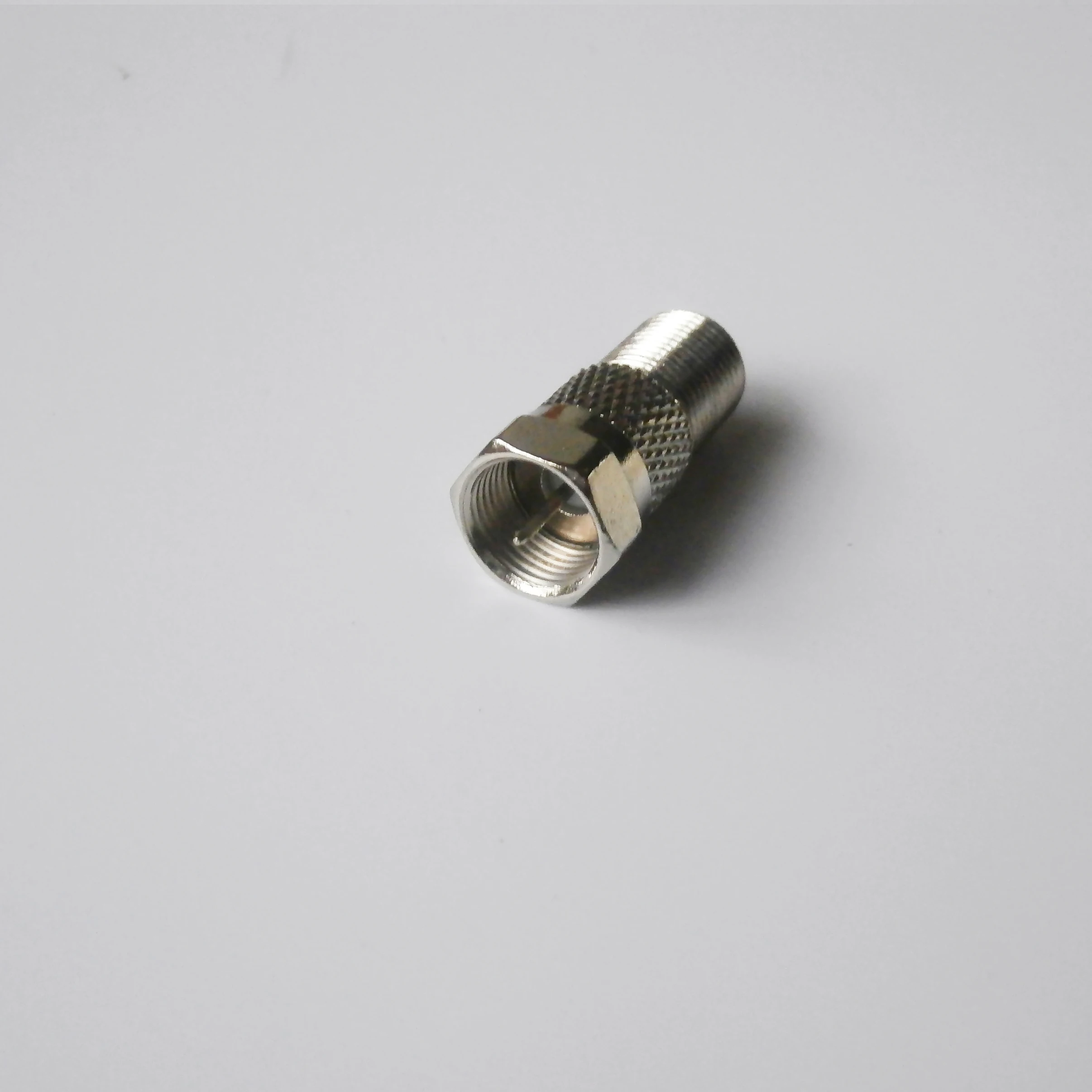 1Pcs F Tv Stekker Naar F Tv Vrouwelijke Jack In Serie Rf Adapter Connector