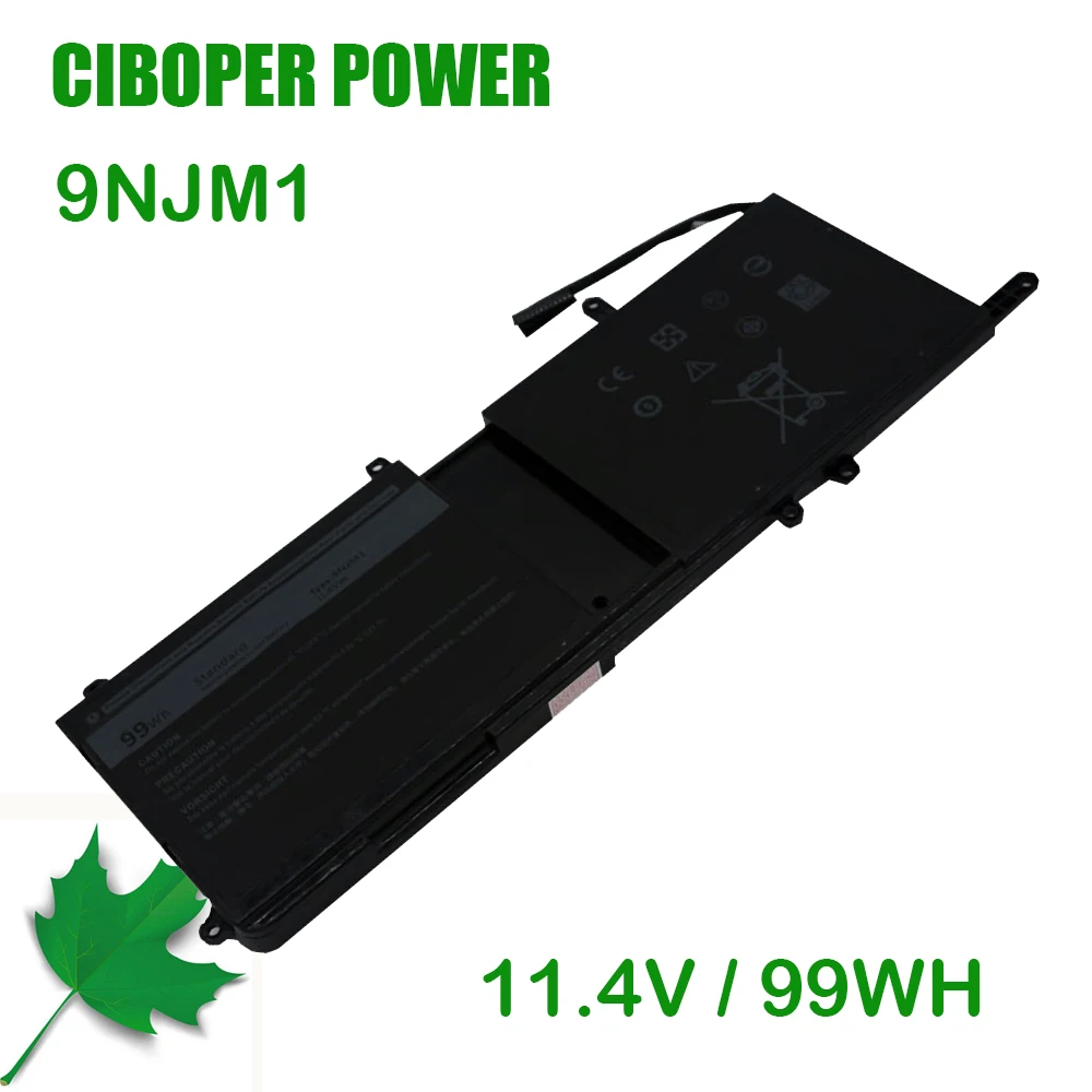 

CP Laptop Battery 9NJM1 11.4V 99WH For Alienware 15 R3 R4 17 R5 Series P69F P31E P31E001 MG2YH HF250 0546FF 0HF250 44T2R P69F002