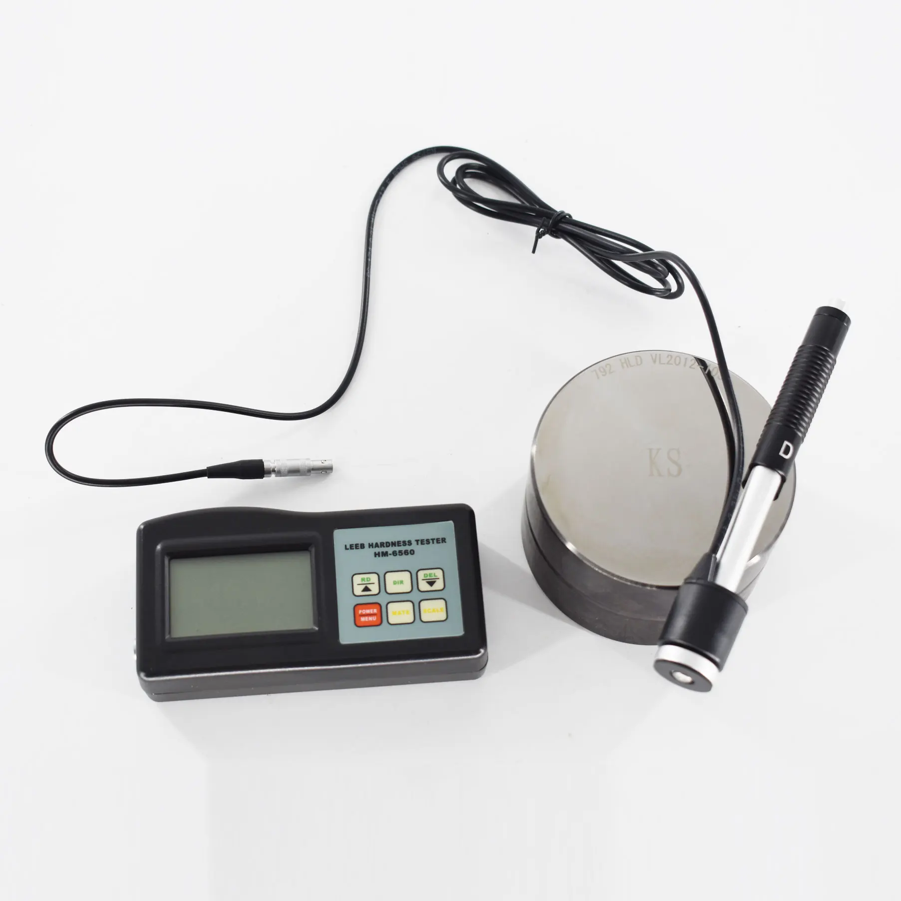 Probador de dureza Leeb portátil, HM-6560, rango de medición de durómetro de metales 200 ~ 900 HLD