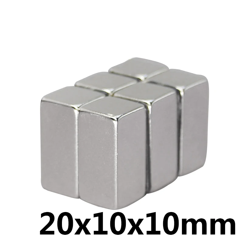 1/5/10pcs 20x10x10 mm Super Cuboid Block N35 Magnet 20x10x10mm Neodymium Magnetic 20mm*10mm NdFeB Strong Magnets 20*10*10 mm