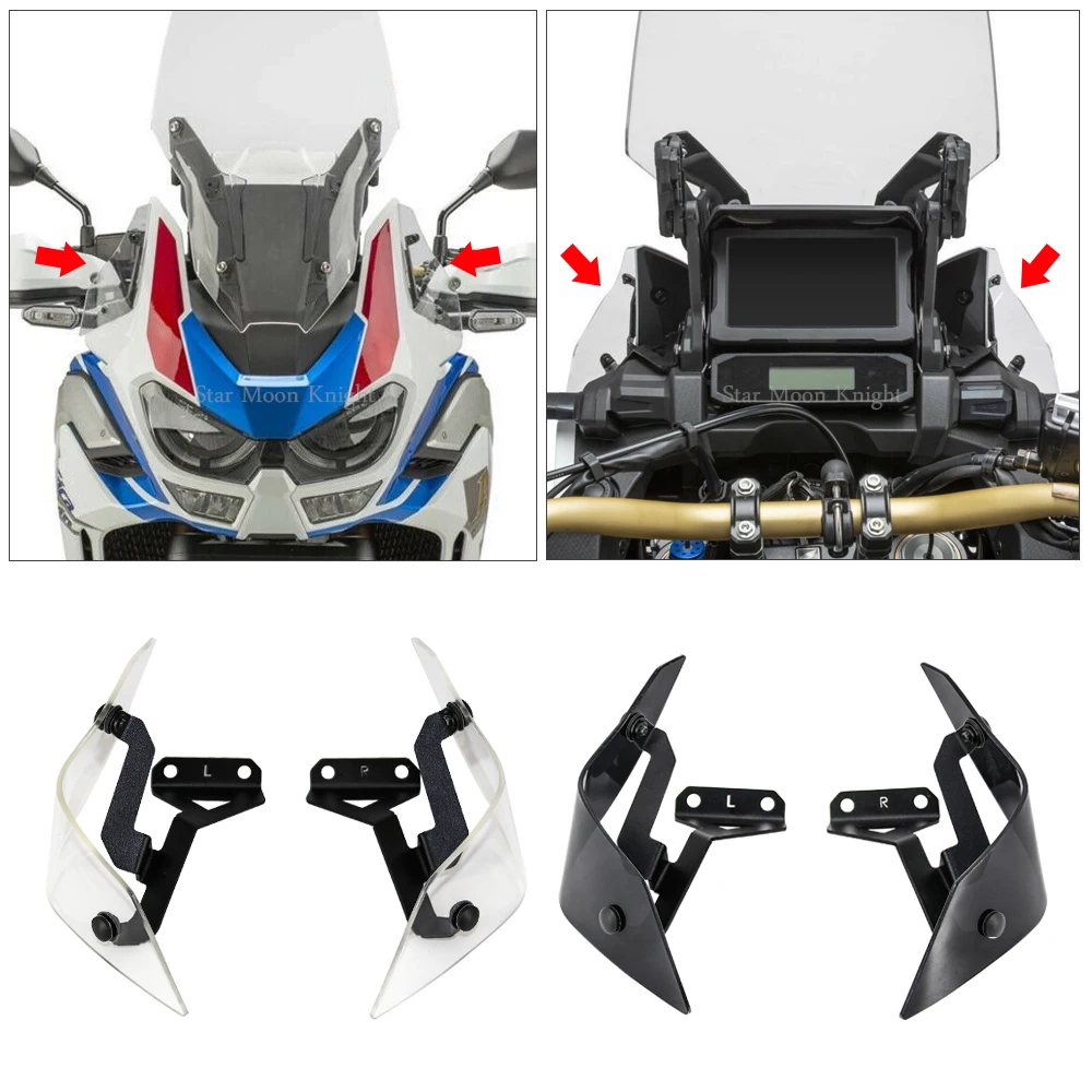 

For Honda CRF1100L Africa Twin Adventure Sports 2020 CRF 1100 L Windshield Windscreen Plate Side Panels Front Wind Deflector