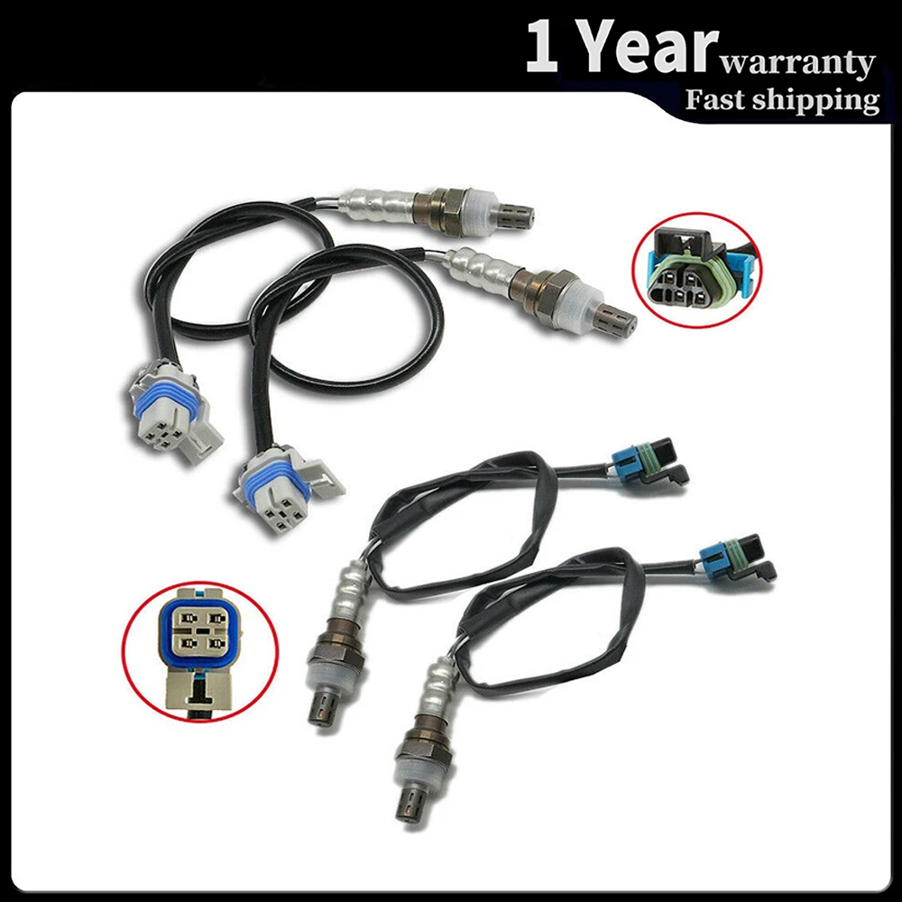 

234-4669 234-4651 Car accessories 4pcs Lambda Oxygen O2 Sensor Upstream Downstream For Cadillac Escalade EXT GMC Yukon 6.0L