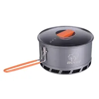 Pot d'échangeur de chaleur de Camping pour 2 à 3 personnes, Bulin S2500, batterie de cuisine Portable, 2L, économie d'énergie, chauffage rapide 1