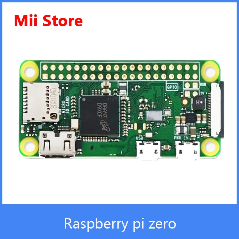 

Raspberry Pi Zero with 1GHz CPU 512MB RAM Linux OS 1080P HD video Output