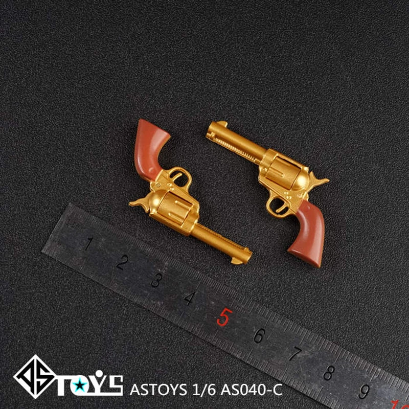 1/6 accessorio Solider AS040 Colt Revolver pistola pistola modello di arma colore nero/argento/oro per bambole corpo Action Figure da 12''