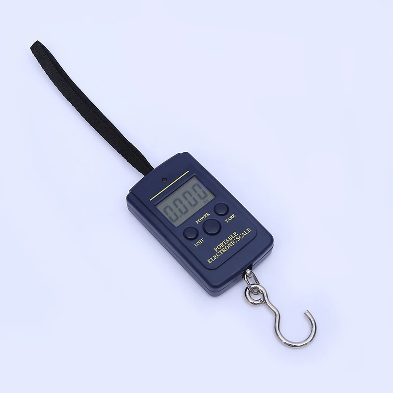 40kg x 10g Mini Digital Scale for Fishing Luggage Travel Kitchen Weighting Steelyard Hanging Electronic Hook Scales Weight Tool