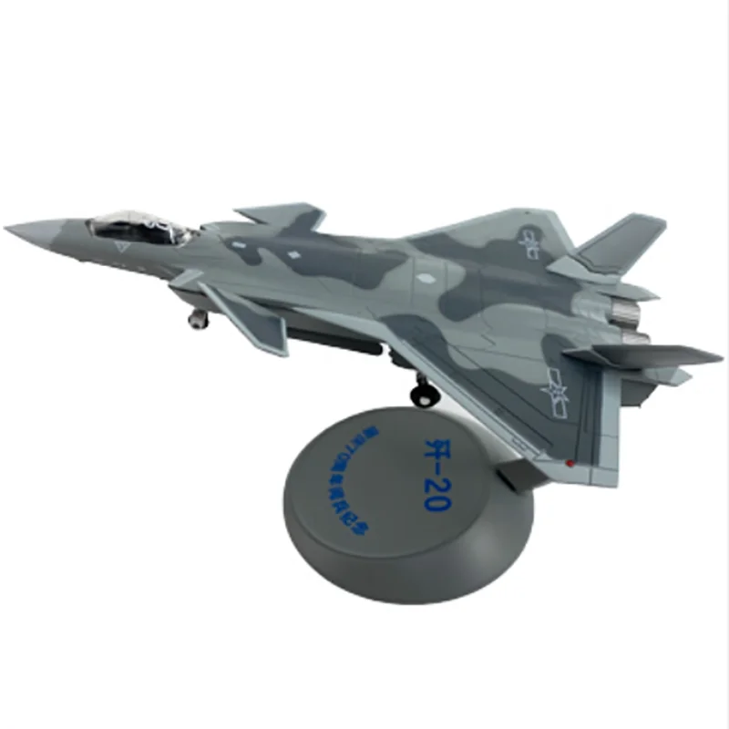 Diecast 1/144 จี-20 J20 โมเดลเครื่องบินขับไล่รุ่นที่ 4 สำหรับการเก็บสะสม คุณภาพสูง แม่นยำ น่าทึ่ง