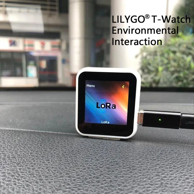 LILYGO®TTGO t-watch programowalny poręczny interakcja środowiskowa WiFi Bluetooth Lora ESP32 pojemnościowy ekran dotykowy