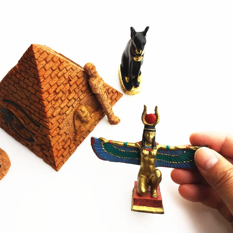 Egypt 3D Pharaoh & Pyramid Decorated Articles Ornaments Decoration Articles Gifts Handicraft