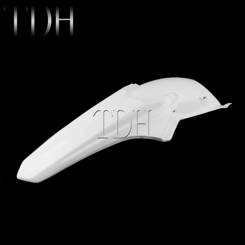 For Honda CRF250R 10-13 CRF450R 09-12 Rear Fender White Polypropylene Mudguard Splash Cover CRF 450 R 250R 2009-2013