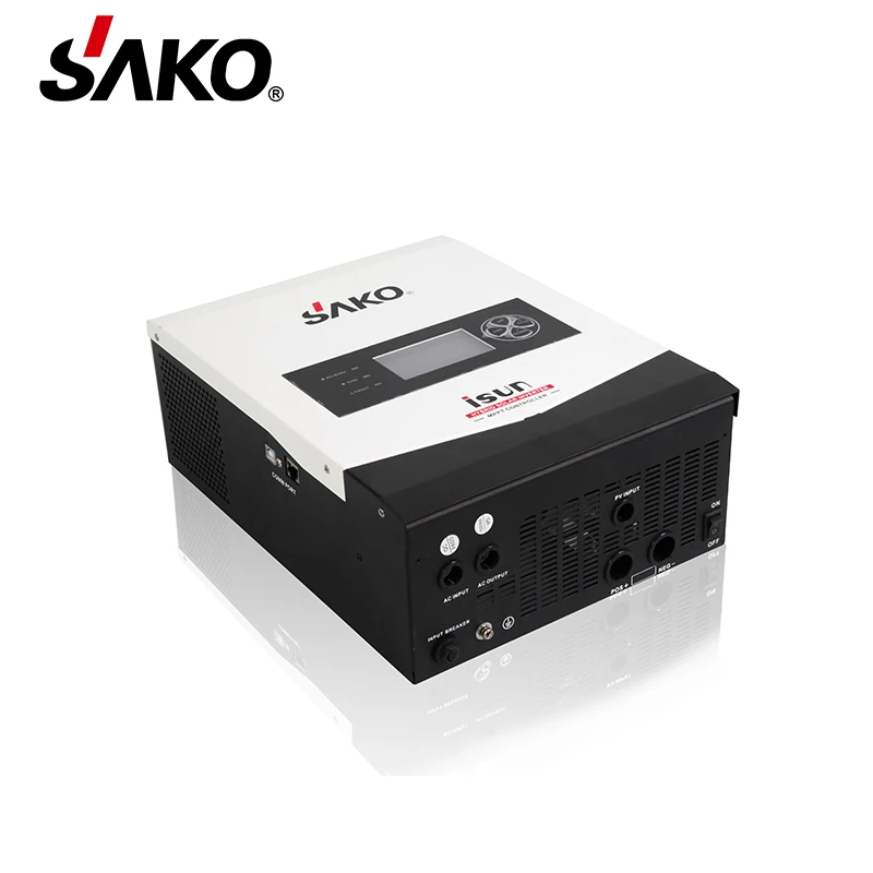 SAKO 2KW 24V Hybrid Solar Inverter with MPPT Solar Charger Built Inside