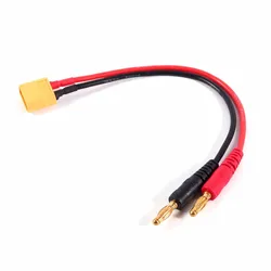 RC XT60 Connector to 4mm Banana Bullet Wire Plug Charge Cable Adapter 15cm 14awg/16awg Silicone Wire Cord New High Quality