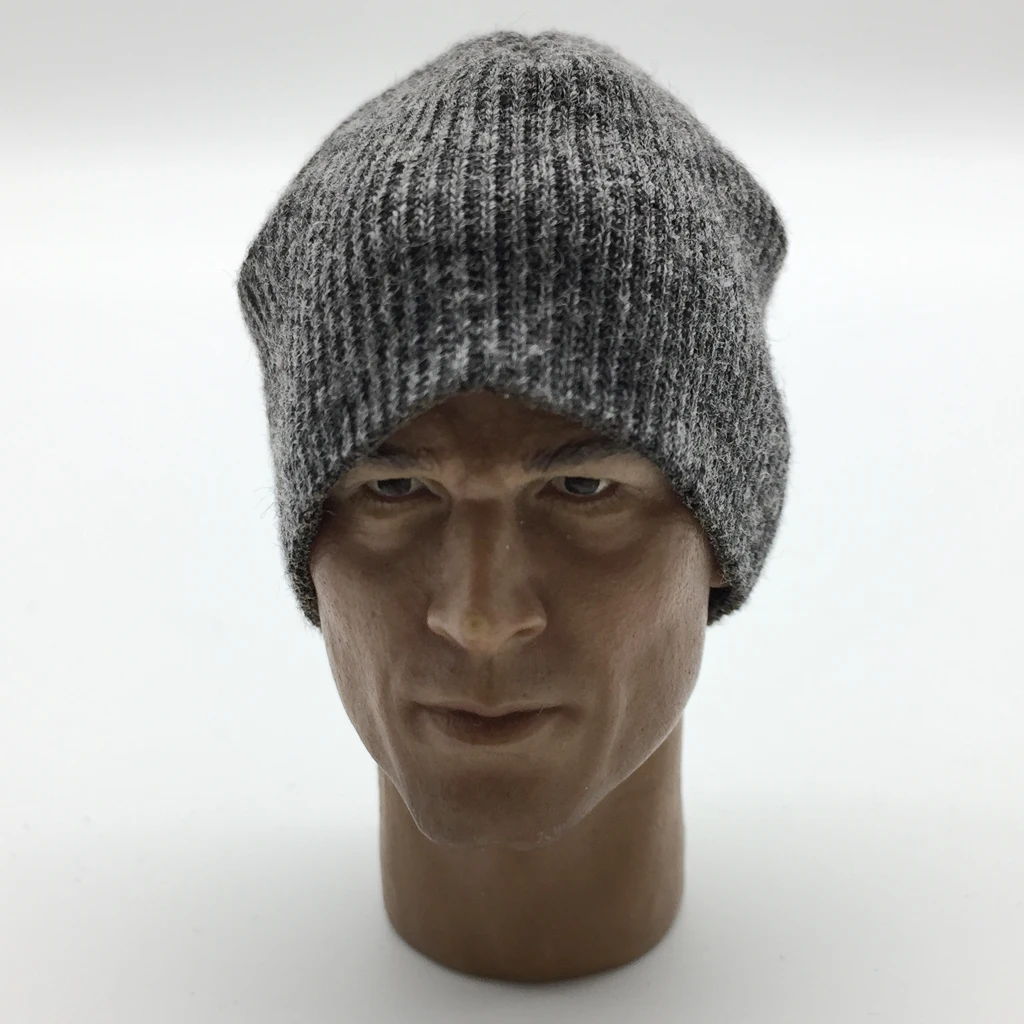 1/6 Scale Mens Gray Knitted  Hat for 12'' Action Figure //Enterbay 1/6 Scale Clothes Clothing Accessories