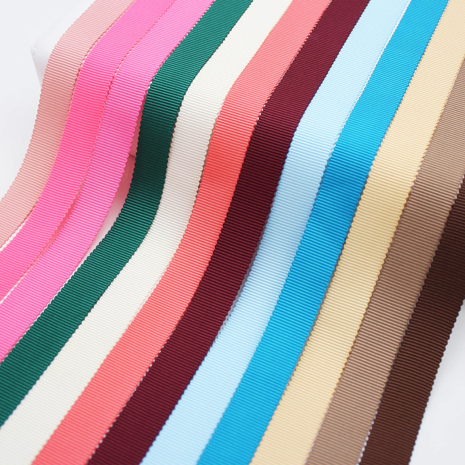 2021 New Polyester Petersham Ribbon Many Colors DIY Crafts Accessories 1/4\