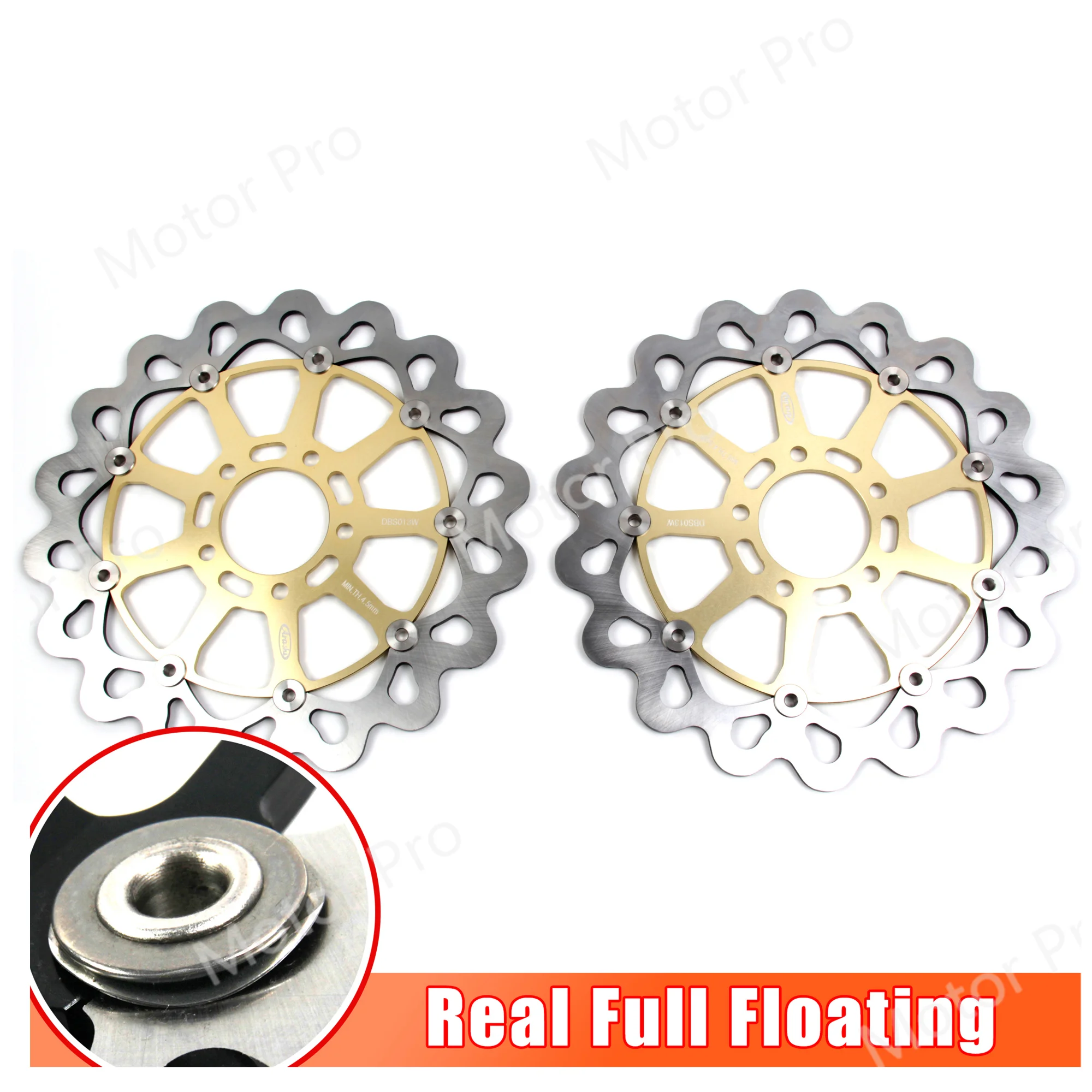 GSXR 750 96-03 CNC Floating Disk Brake Rotor Disc For Suzuki GSX-R GSX750R 1996 1997 1998 1999 2000 2001 2002 2003 Motorcycle