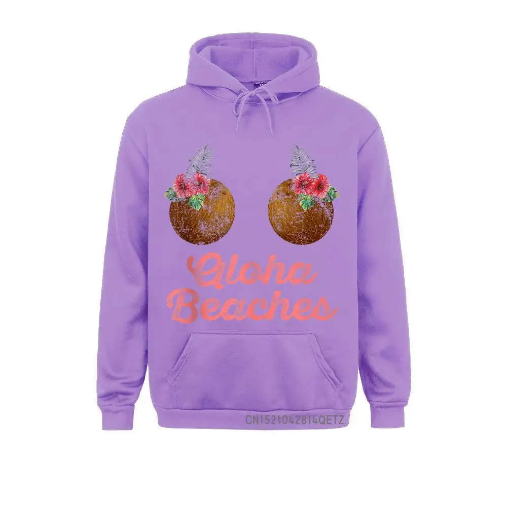 Casual Coconut Bra Flower Boobs Hawaii Aloha Beaches Funny Sweats Sweatshirts Hoodies Long Sleeve Men Company Sweatshirts