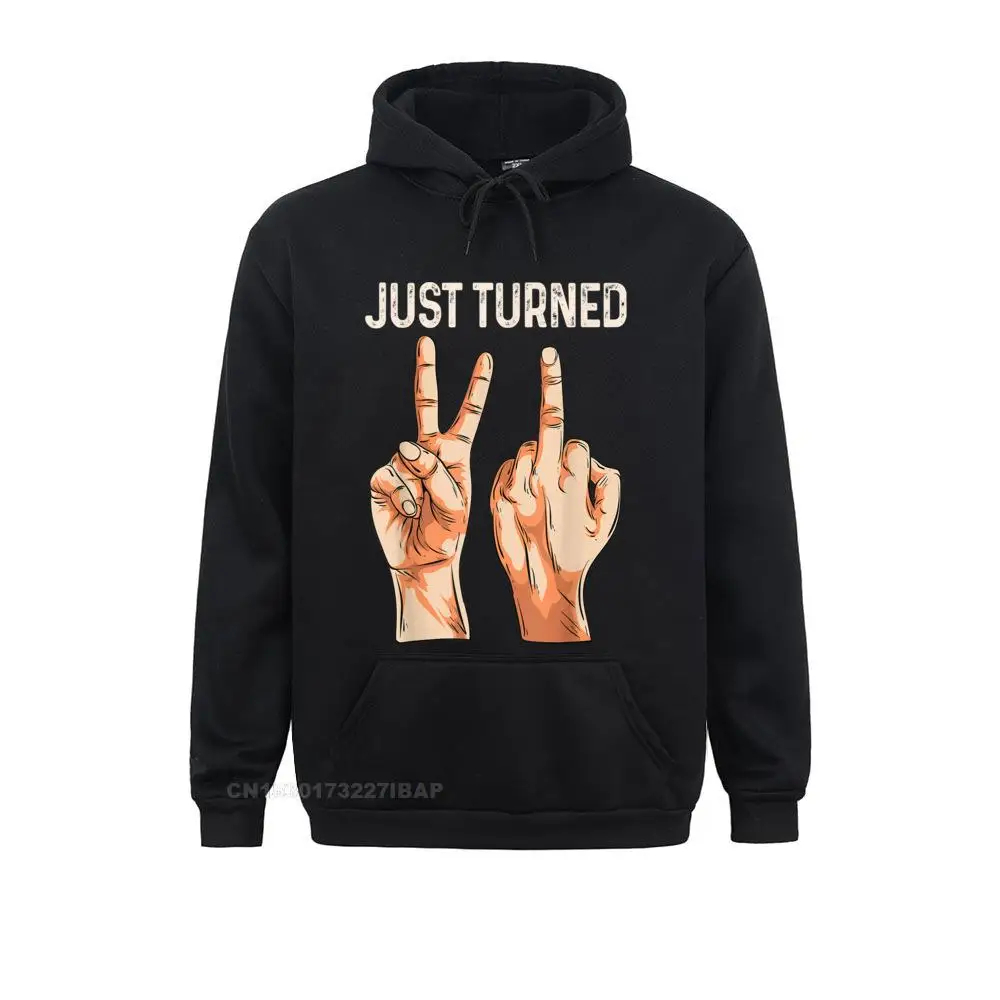 

Just Turned 21 Funny 21st Birthday Drinking Party Hooded Pullover Sweatshirts Hoodies For Boys Prevailing Europe Sweatshirts