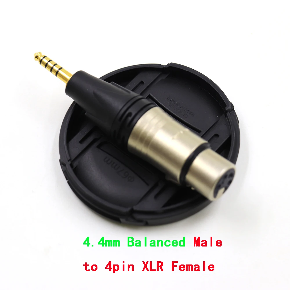 Haldane HIFI New 4 Pin XLR to 4.4mm 3.5mm 2.5mm Pentaconn Adapter Female to Male