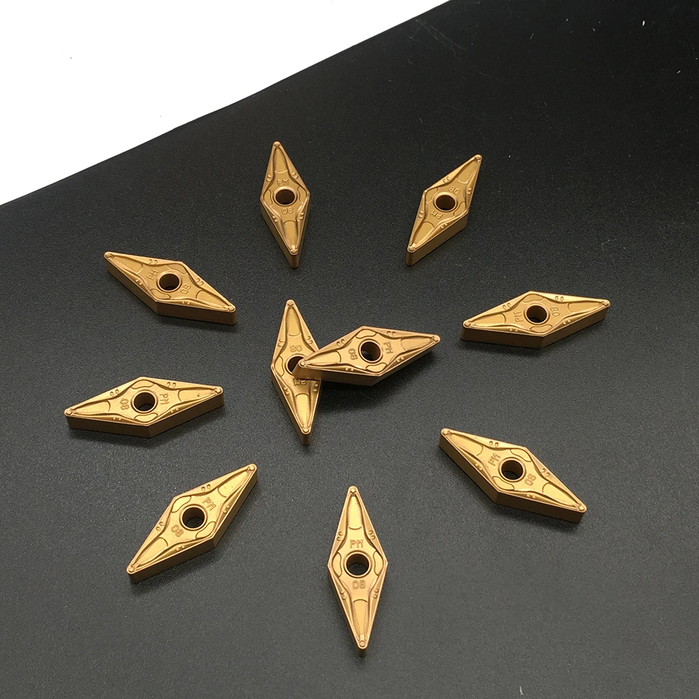 10 pcs vnmg160408 pm ft4025 선삭 공구 용 초경 선삭 공구 초경 선삭 인서트 강철 cnc 공구 용 선반 공구