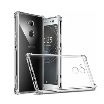Průhledný nárazuvzdorný silikonový kryt pro Sony Xperia L4 L3 10 Plus 5 1 II III XZ3 XA2 Ultra XA1 XA XZS XZ Premium Cover 6 nejlepší prodej zadní kryt Sony Xperia XZ Premium - №5
