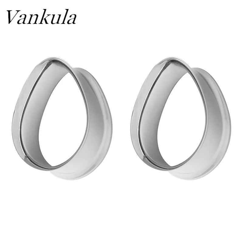 Vankula 10 pcs wholesale Lots Bulk Stainles Steel Ear Stretchers Plugs and Tunnels Pulley Auricular Cartilage Earrings Expander