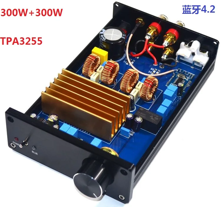 TPA3255 High Power Class D HIFI Digital 2.1 Bluetooth - compat4.2,5.0 Amplifier 150W*2+325W AMP For Home Sound Theater