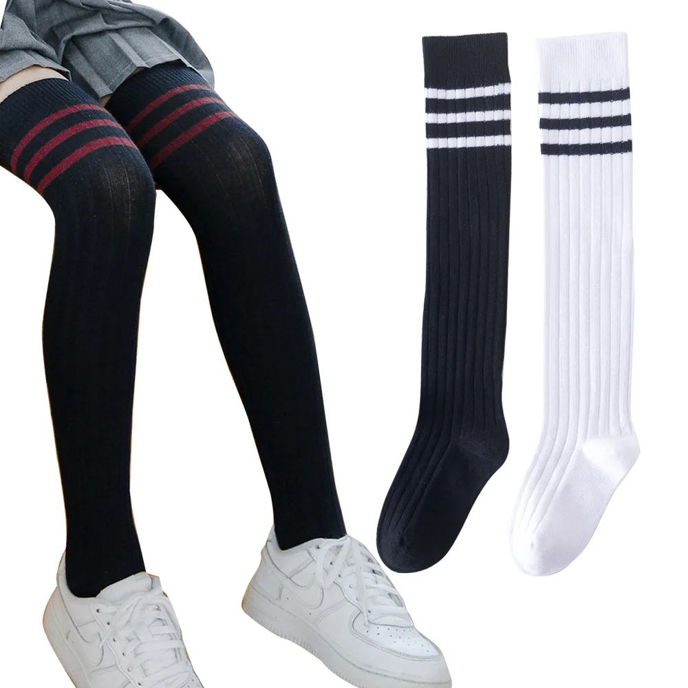 

Autumn winter new children boys girls stockings student striped warm stockings kids boys girls high stockings children tights