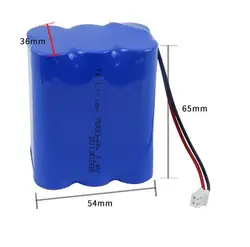 30pcs/lot superior quality 7.4v 18650-2S3P lithium battery pack li-ion rechargeable battery 18650 battery