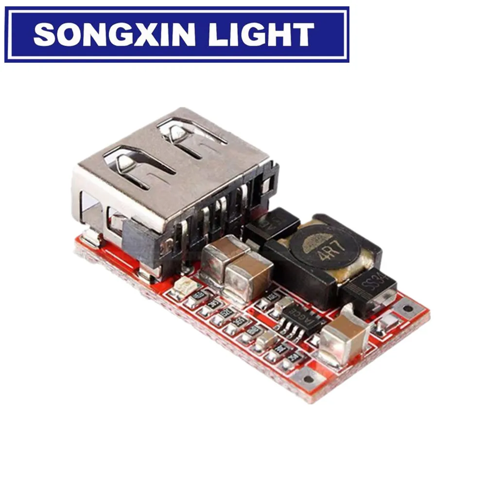 1PCS New And Original Fine 6-24V 12V/24V to 5V 3A CAR USB Charger Module DC Buck step down Converter 12v 5v power supply module image 2