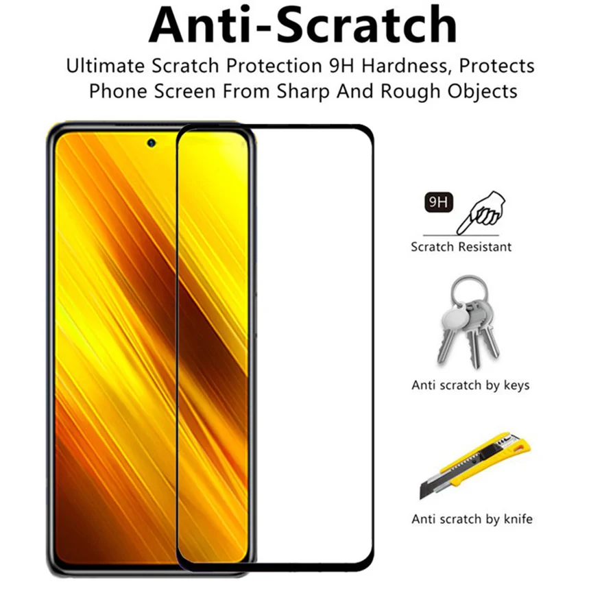 poco f4 gt glass for poco-m5s xiaomi poco f5 tempered glass pocophone x5 pro screen protector poco x4 m4 pro glass poco x3 nfc