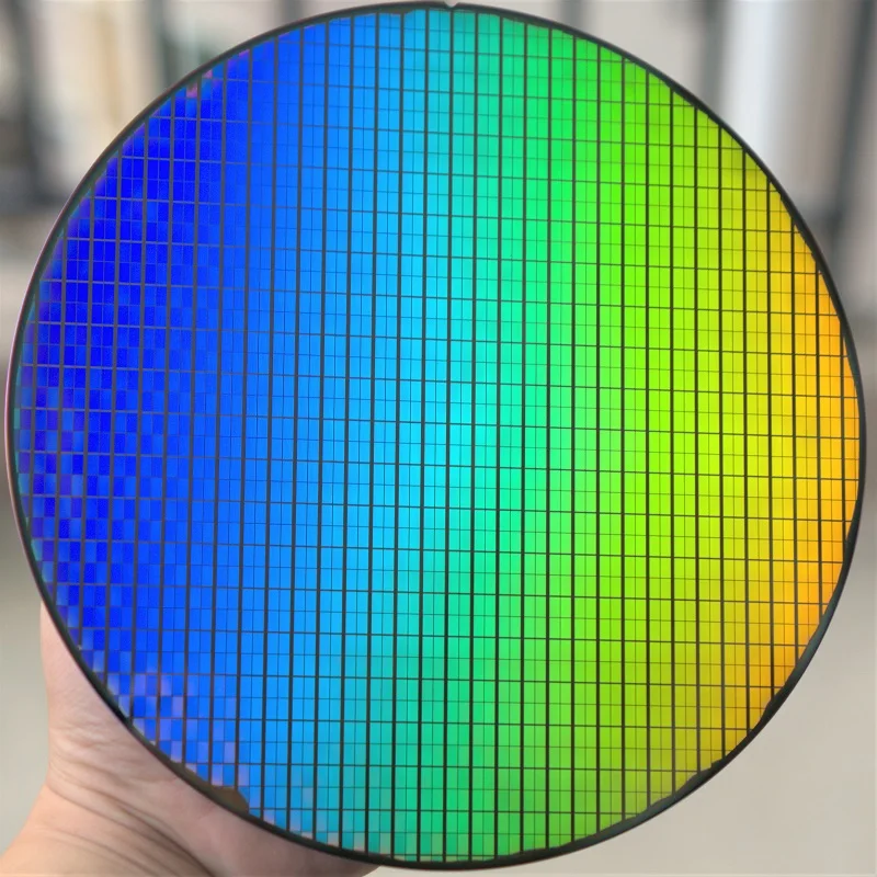 Silicon Wafer 8 Inch Semiconductor Photolithography Chip Integrated Circuit CMOS Silicon Chip