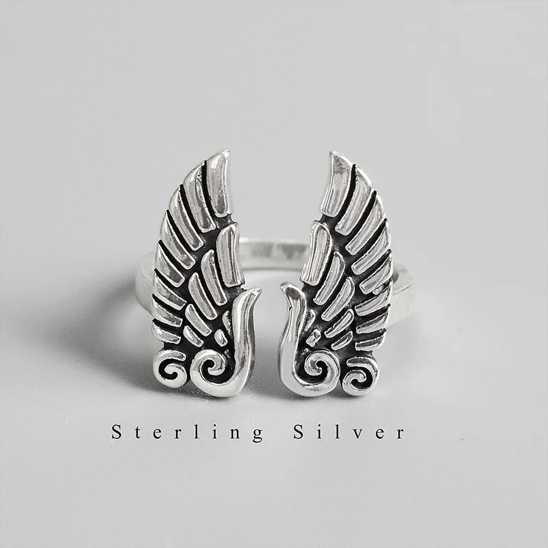 Retro wings Ring ,Thomas Style Soul Jewelry Good Jewerly For Women,2021 Ts Gift In 925 Sterling Silver,Super Deals