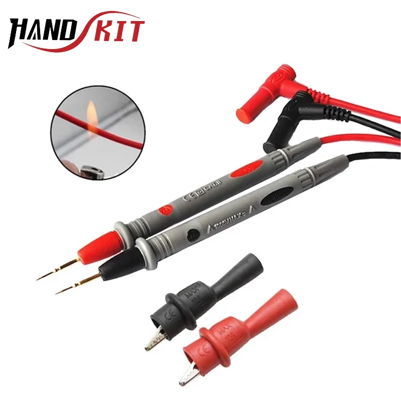 Probes For Multimeter 20A 1000V Probe Test Leads Pin For Digital Multimeter Needle Tip Multi Meter Tester Lead Wire Pen Cable